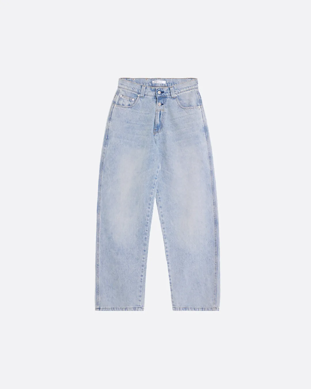 Baggy Mavi Kadın Jean Pantolon - 1