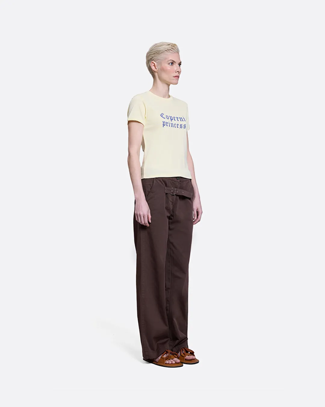 Belt Kahverengi Kadın Pantolon - 3