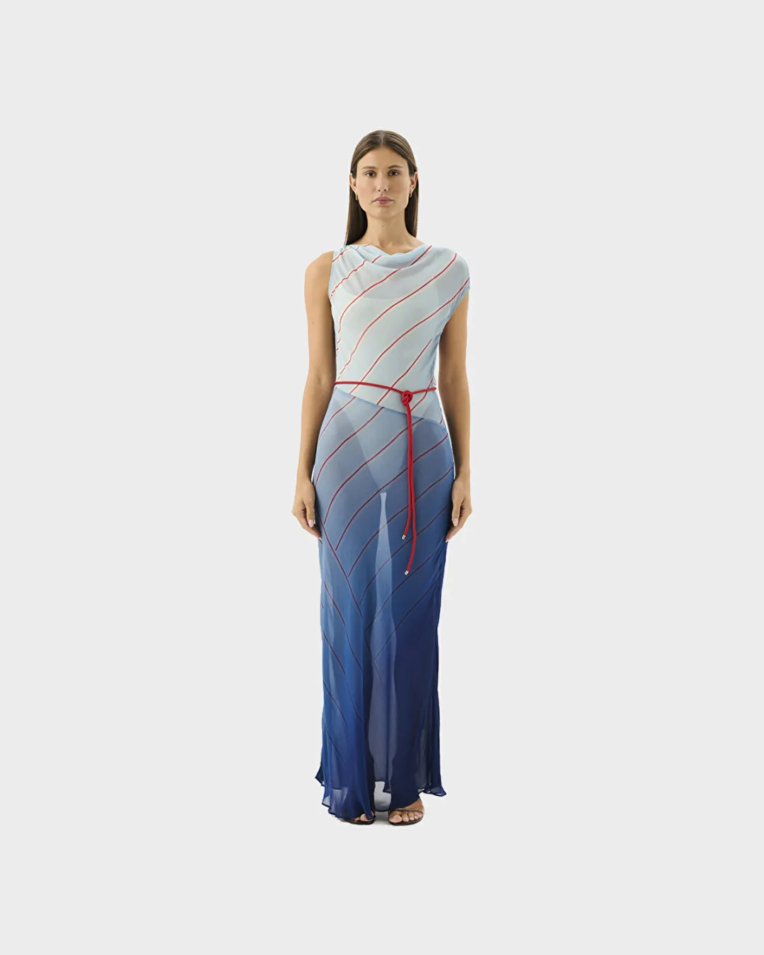 Capri Maxi Çok Renkli Kadın Elbise - 2