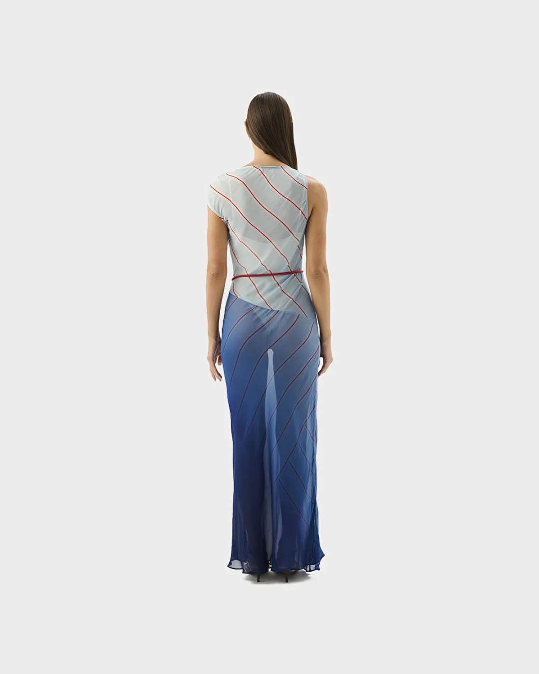Capri Maxi Çok Renkli Kadın Elbise - 6