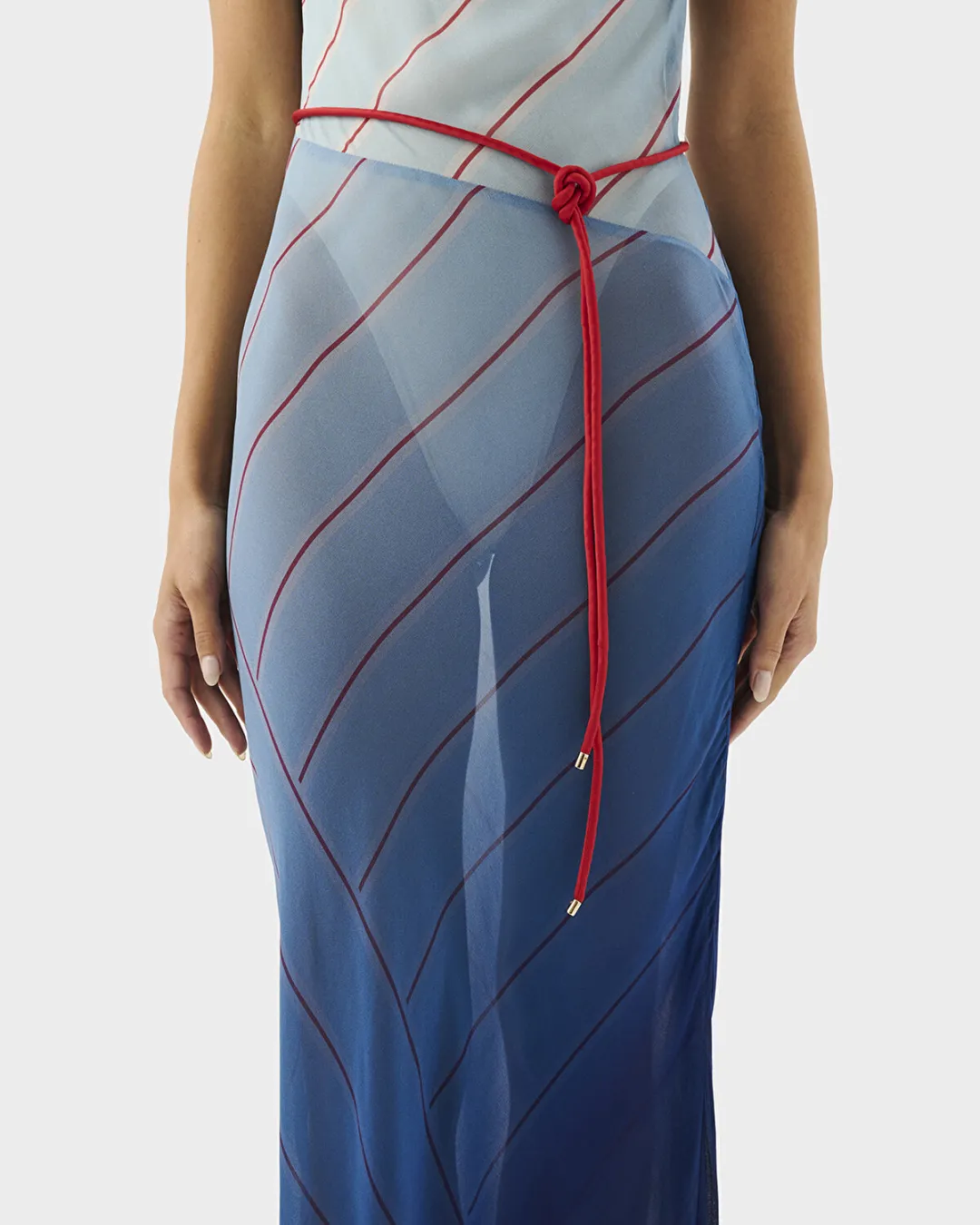 Capri Maxi Çok Renkli Kadın Elbise - 0