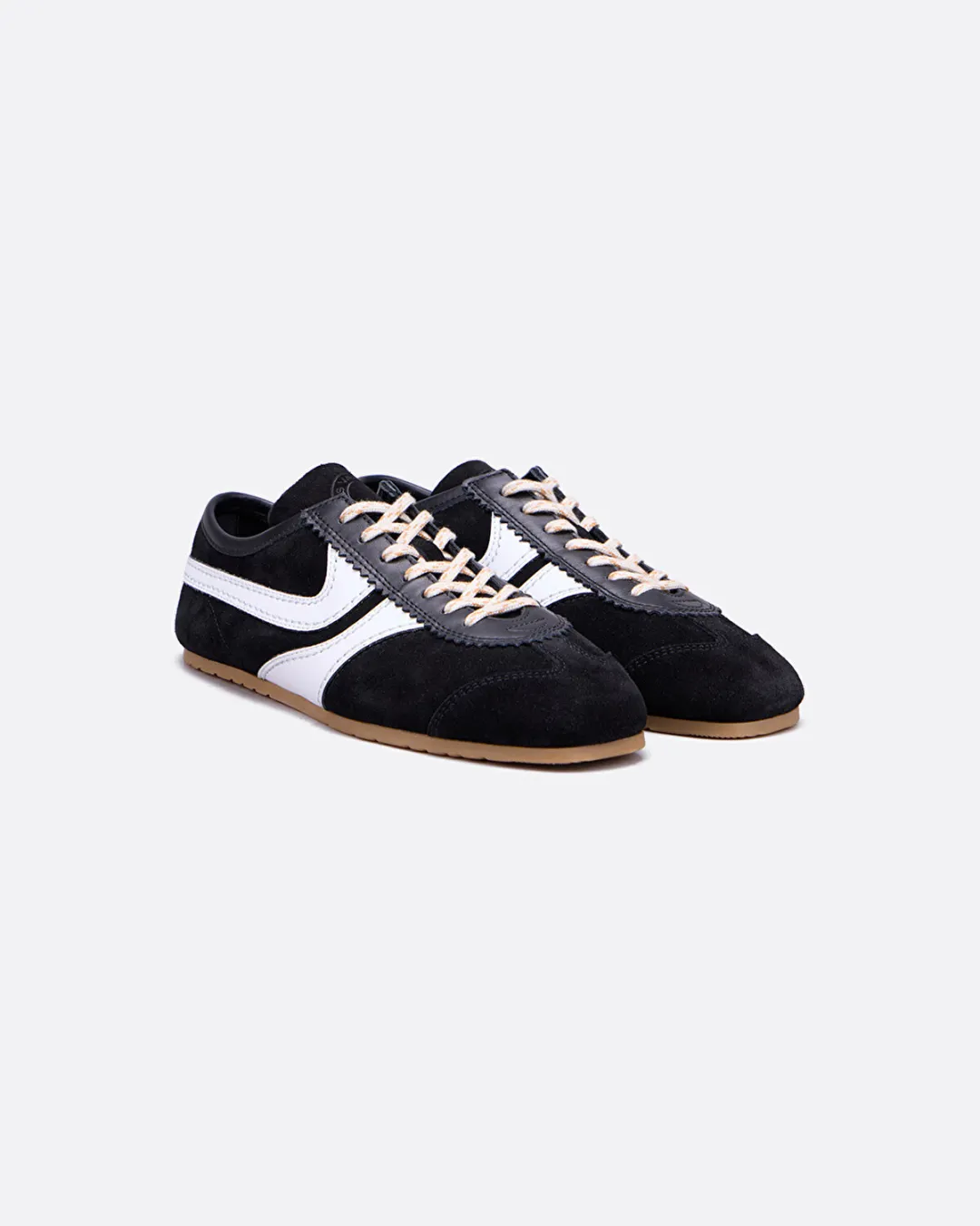 Siyah-Beyaz Kadın Sneakers - 3