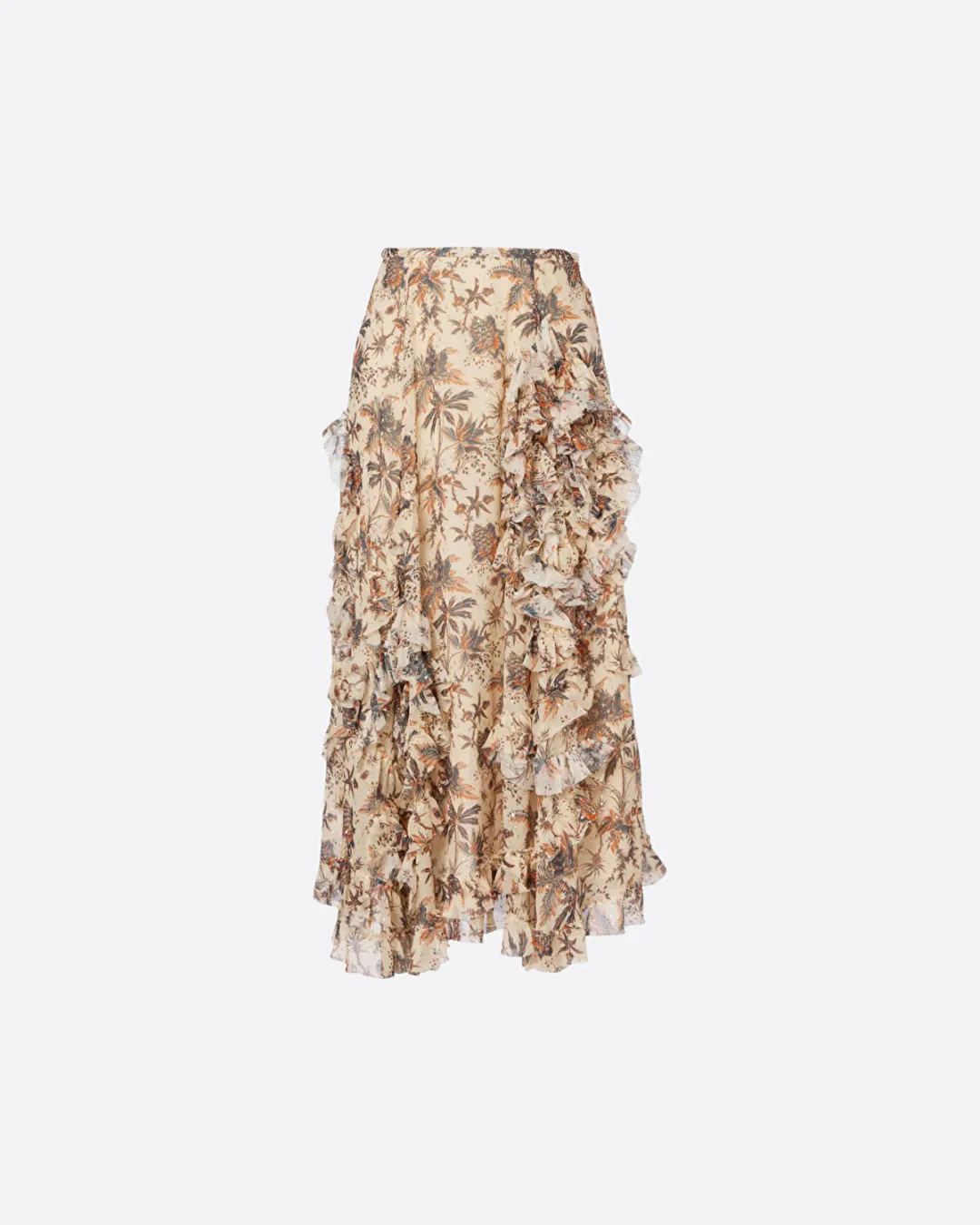 Adele Cascading Ruffle Kadın Etek - 1