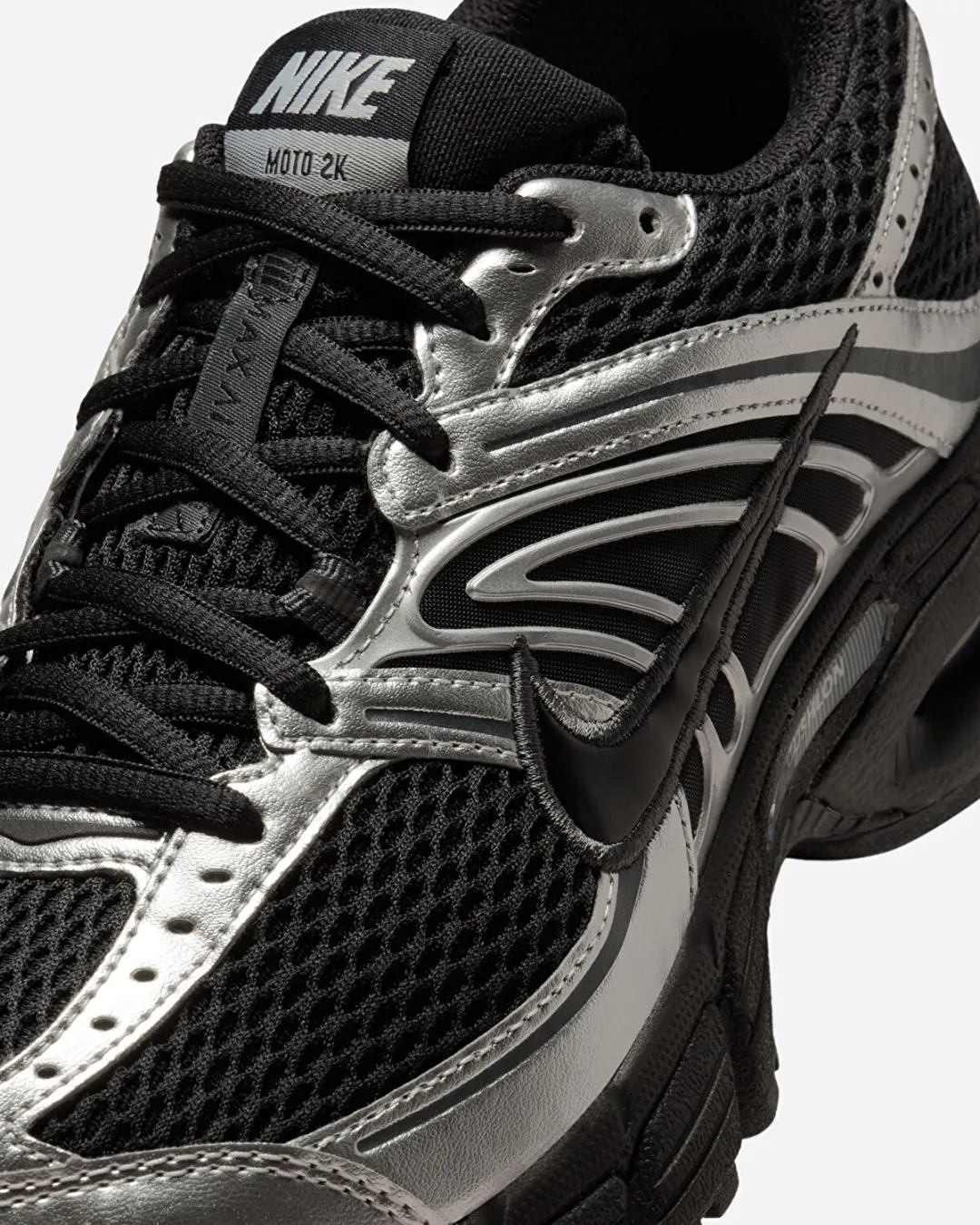Air Max Moto 2K Siyah-Gümüş Kadın Sneakers - 7