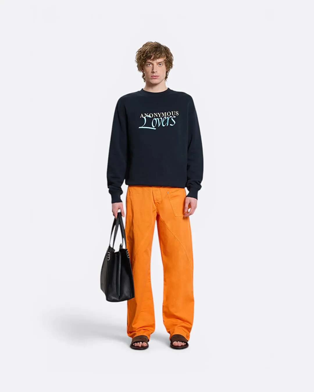 Anonymous Lovers Siyah Erkek Sweatshirt - 2