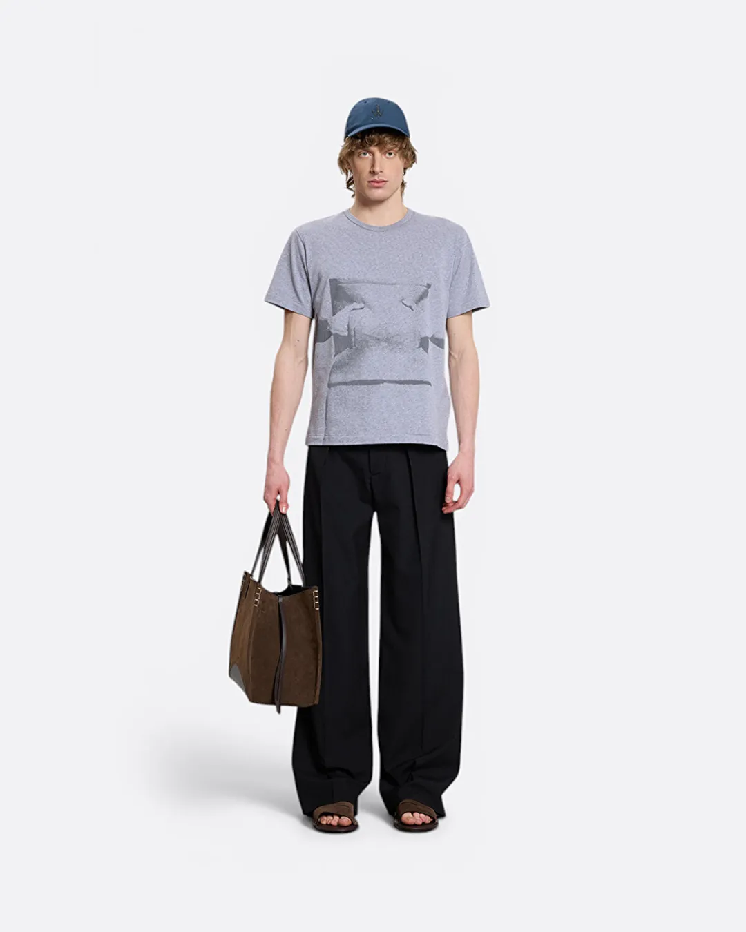 Gesture Gri Erkek T-Shirt - 2