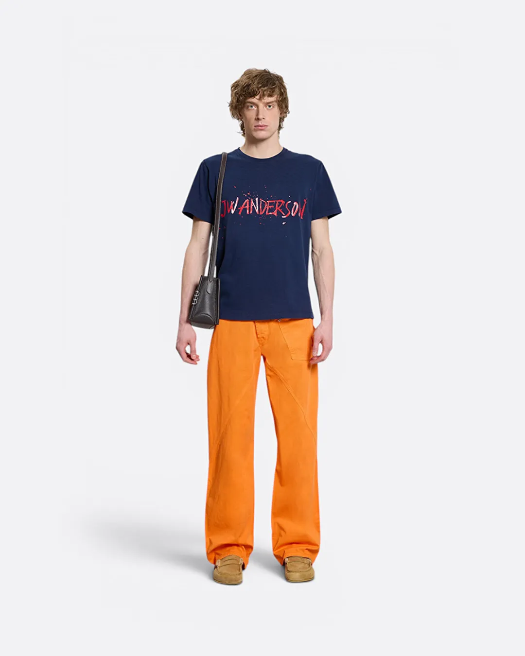 Bisiklet Yaka Lacivert Erkek T-Shirt - 2