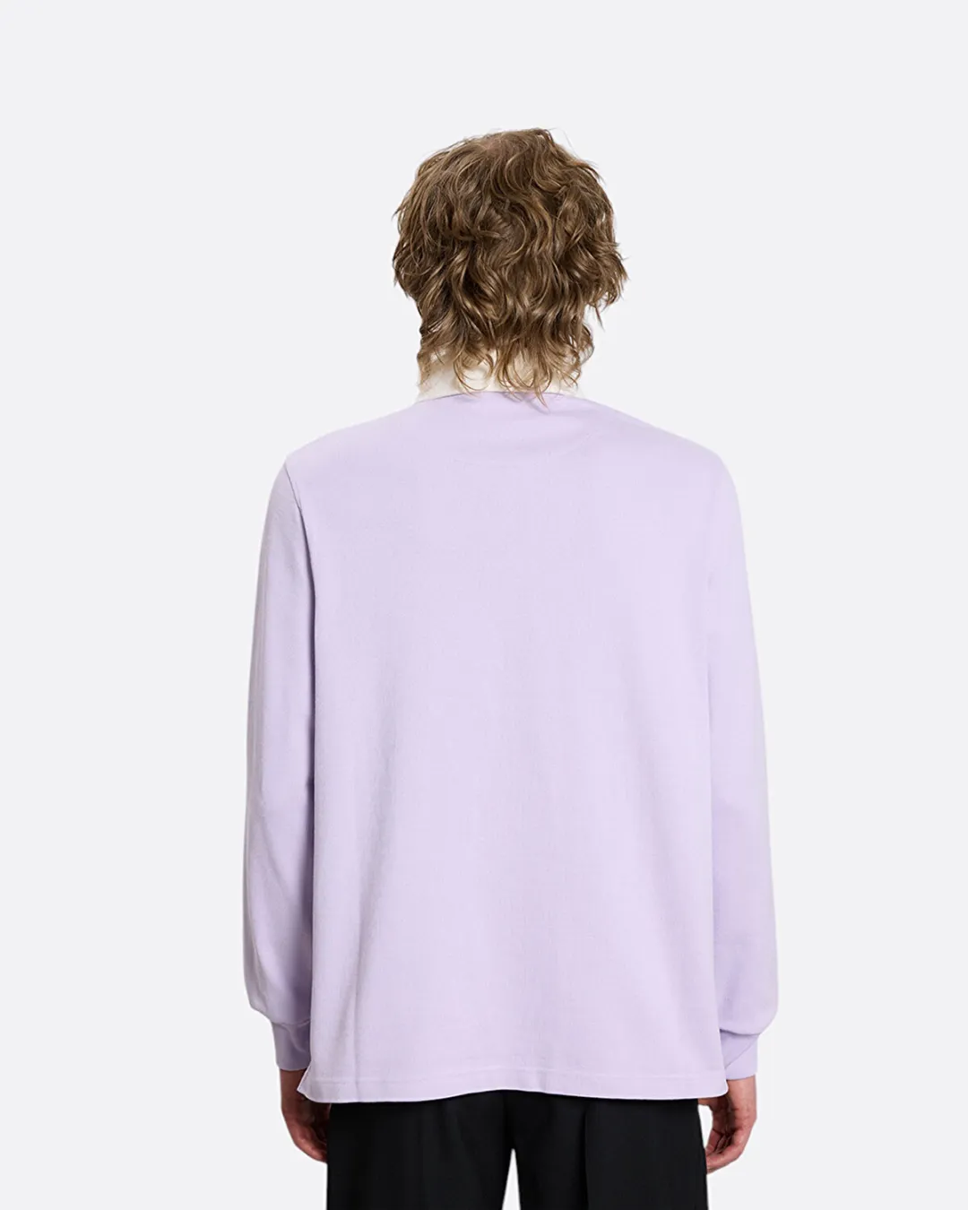 Super Speed Rugby Polo Mor Erkek Sweatshirt - 5