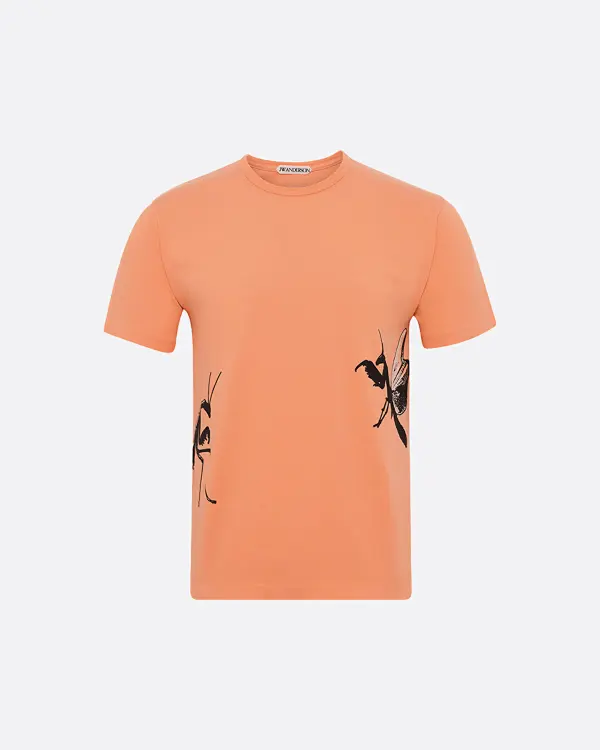 Praying Mantis Turuncu Erkek T-Shirt