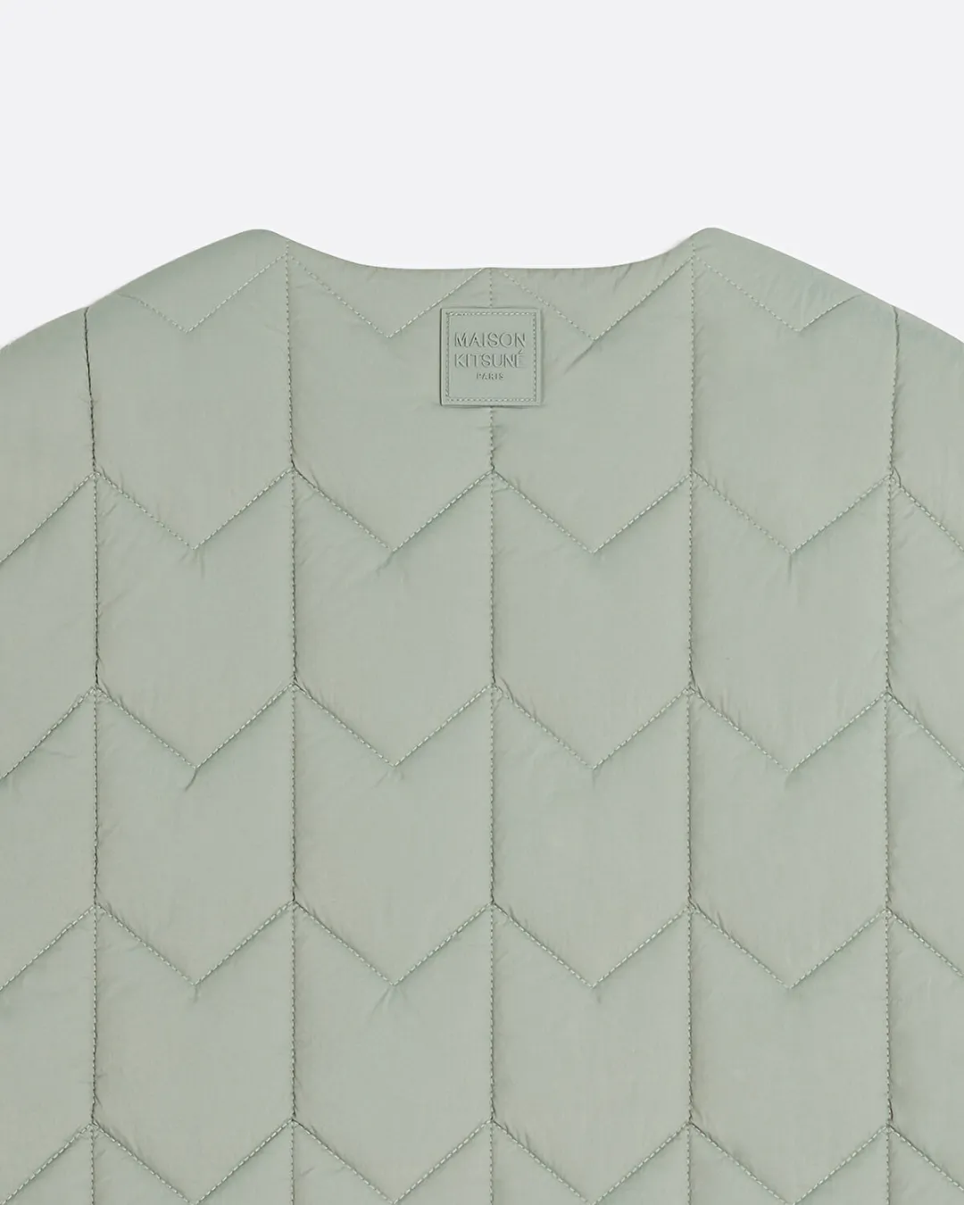 Quilted Açık Haki Erkek Yelek - 0
