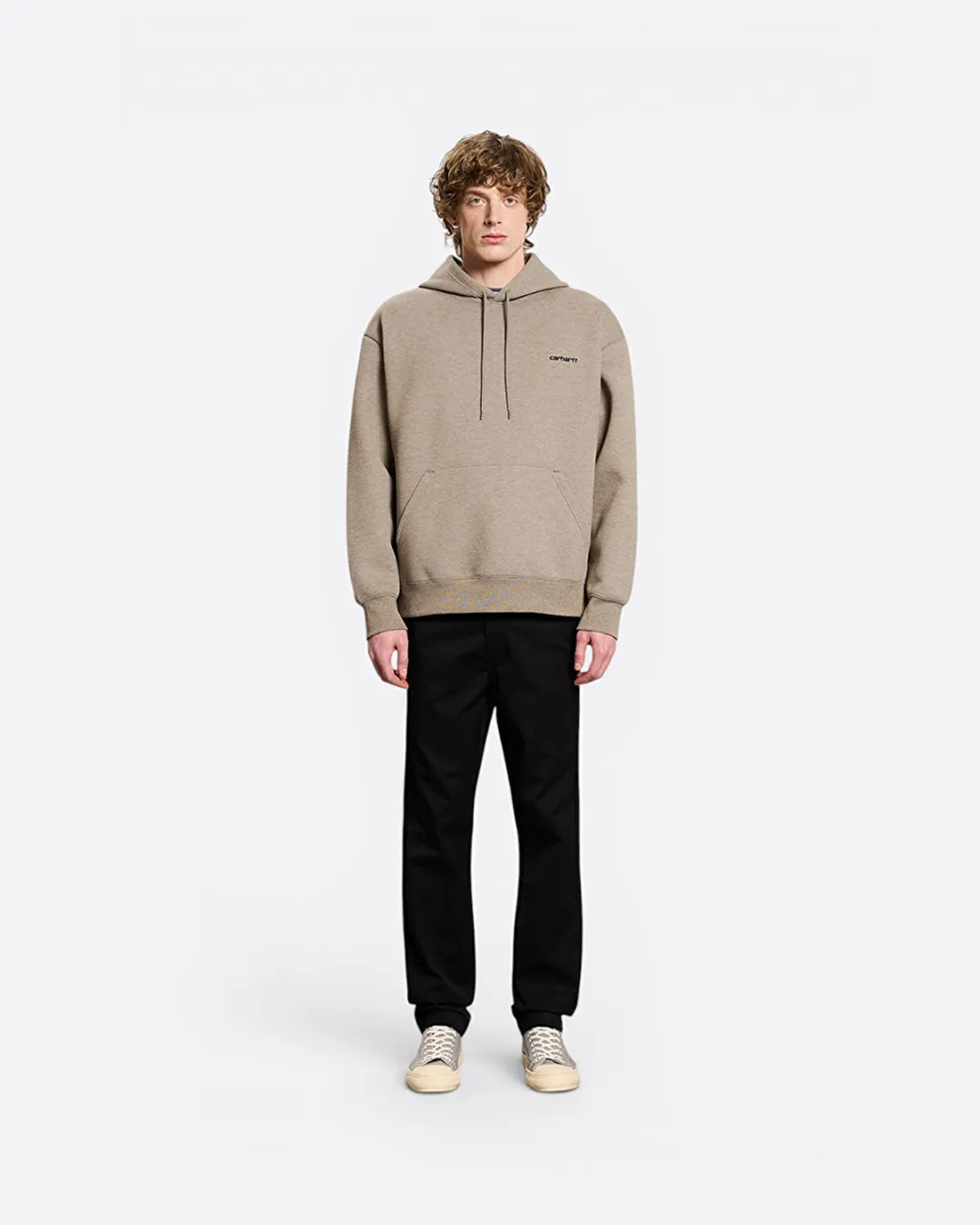 Alda Açık Kahverengi Erkek Kapüşonlu Sweatshirt - 2