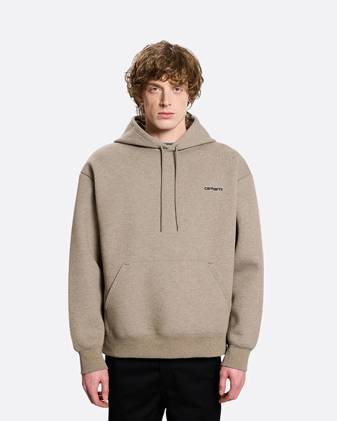 Alda Açık Kahverengi Erkek Kapüşonlu Sweatshirt - 3