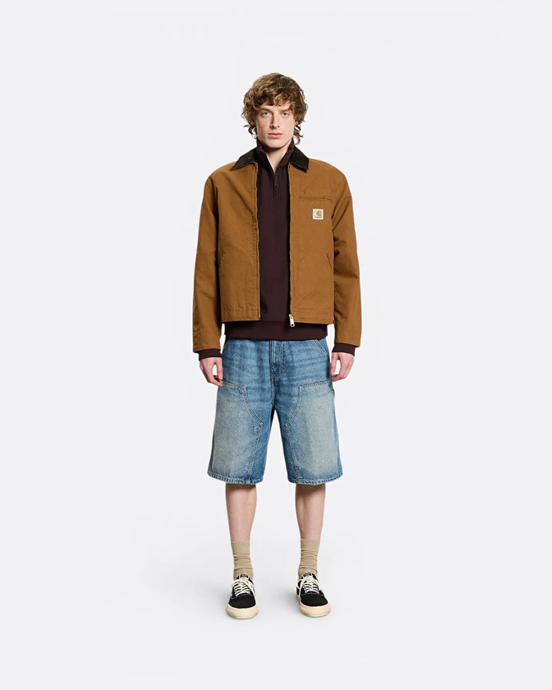 American Script Kahverengi Erkek Sweatshirt - 2