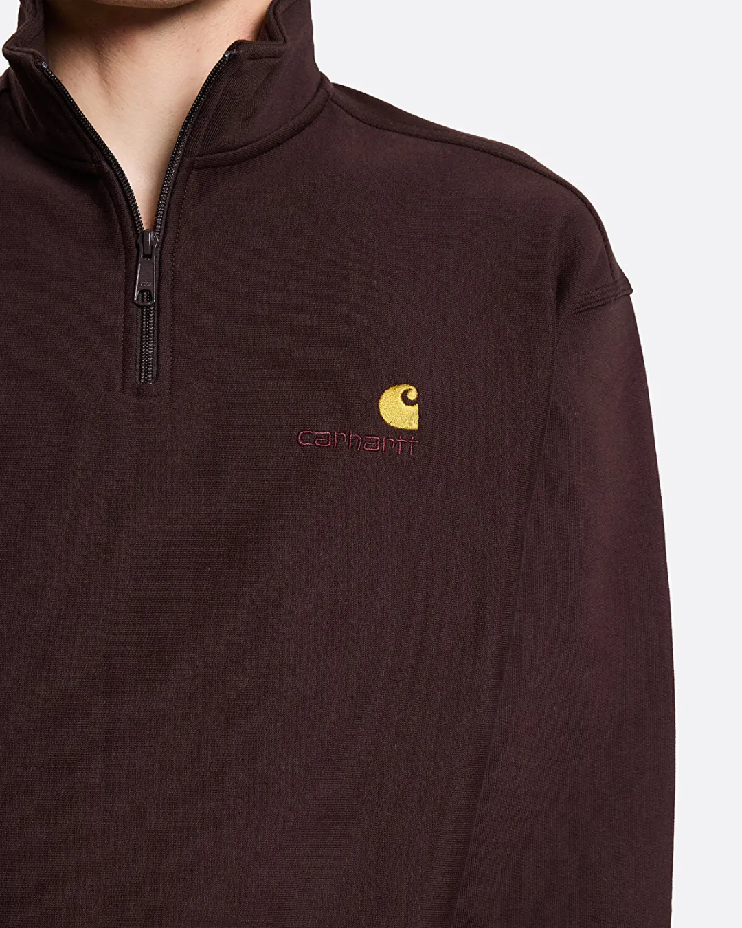 American Script Kahverengi Erkek Sweatshirt - 5