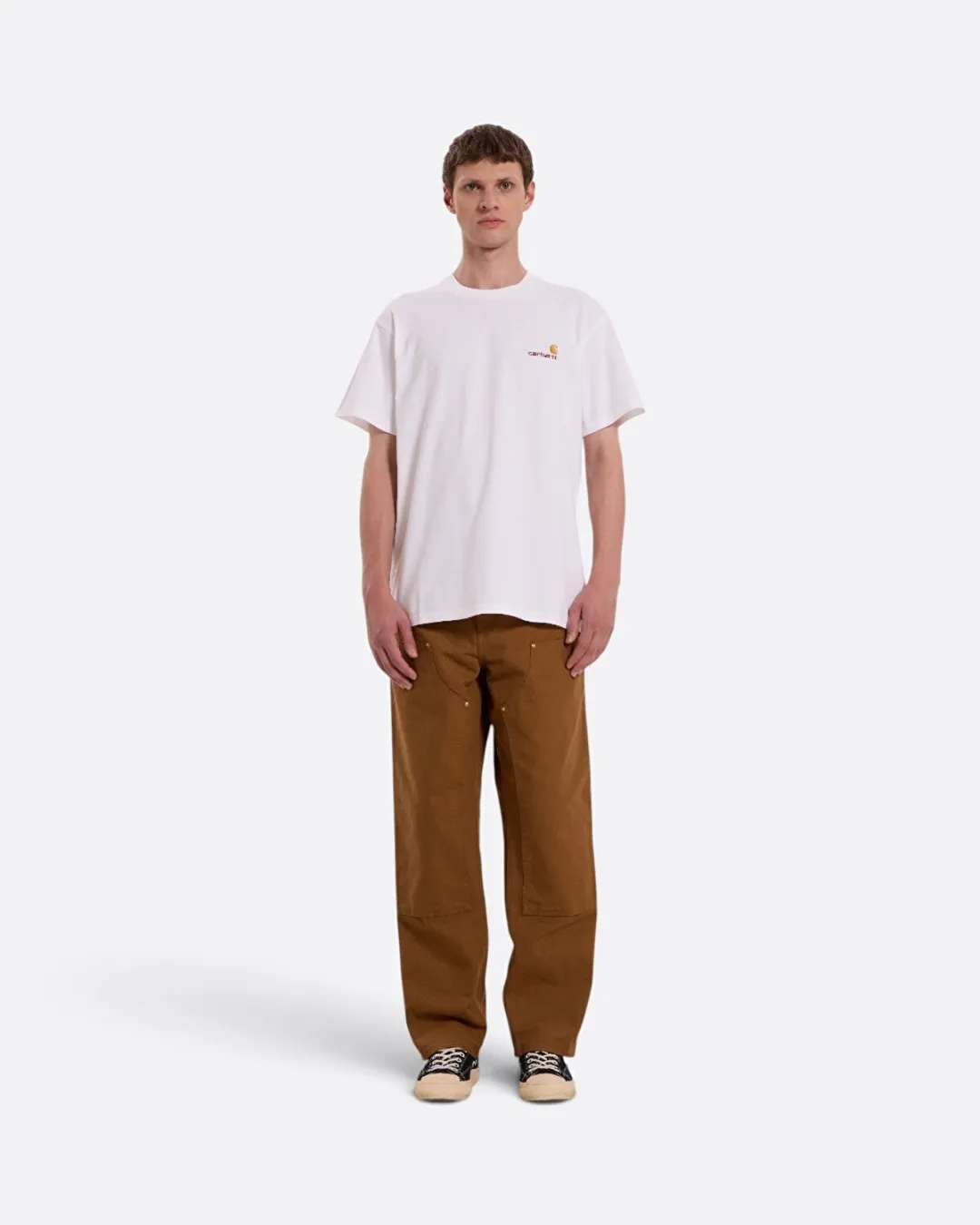 American Script Beyaz Erkek T-shirt - 2
