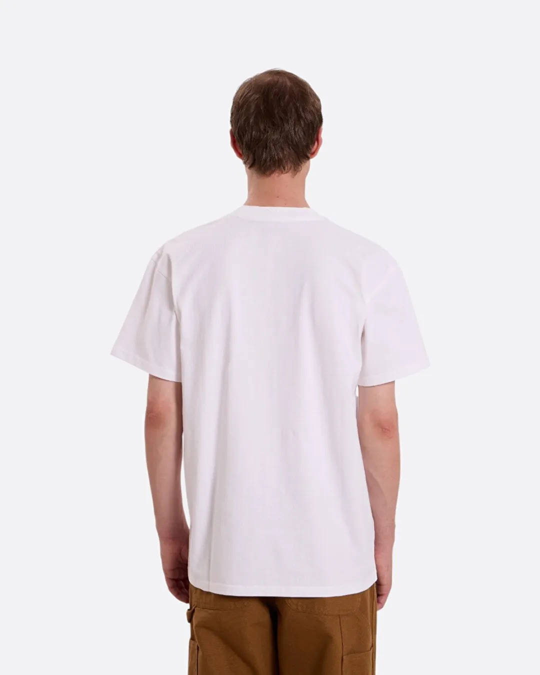 American Script Beyaz Erkek T-shirt - 4