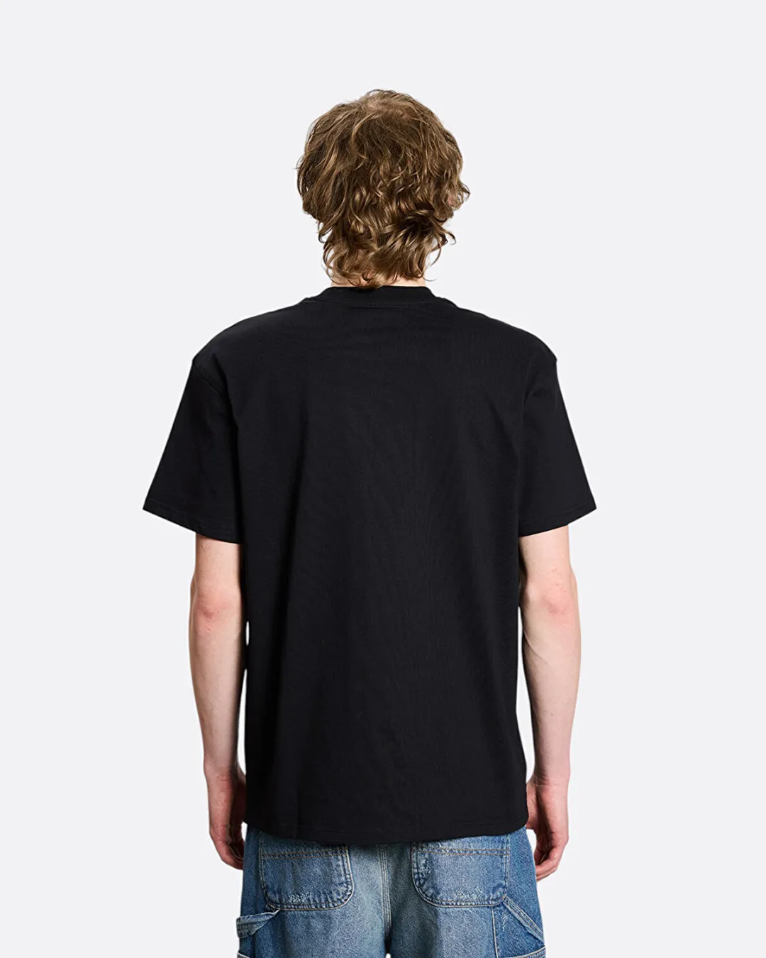American Script Siyah Erkek T-shirt - 4