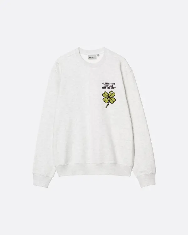 Clover Açık Gri Erkek Sweatshirt