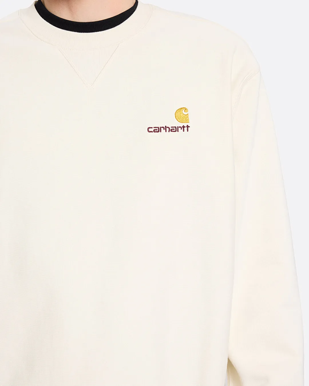 American Script Krem Erkek Sweatshirt - 5