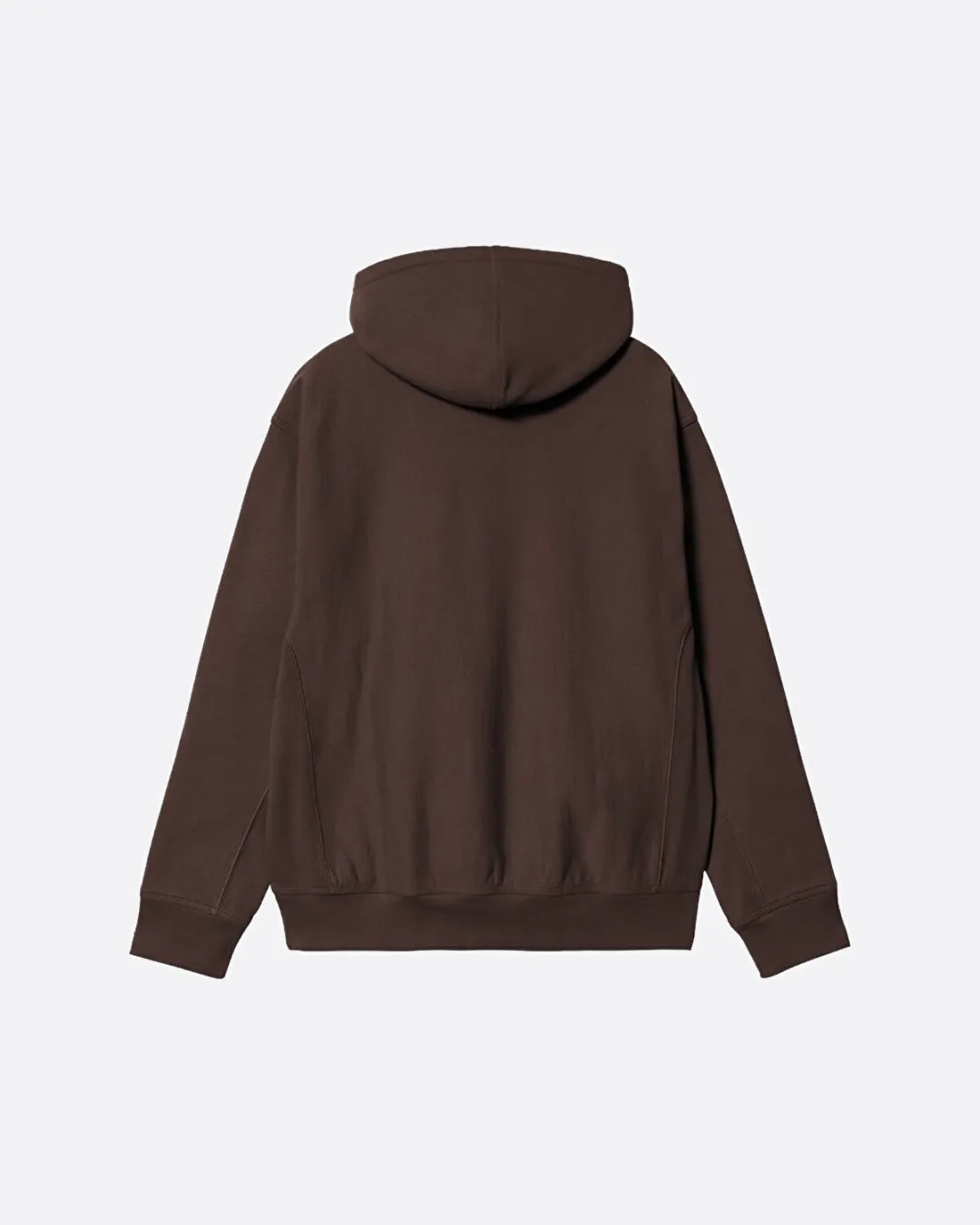 American Script Kahverengi Erkek Kapüşonlu Sweatshirt - 0