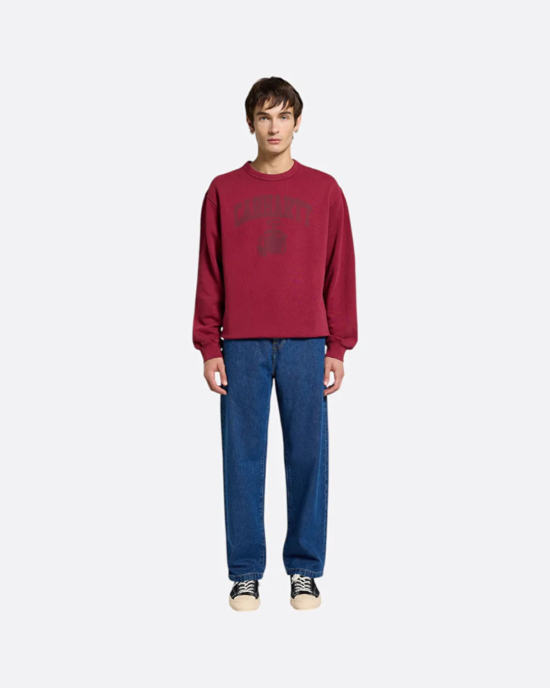 Faded Pond Corps Kırmızı Erkek Sweatshirt - 2