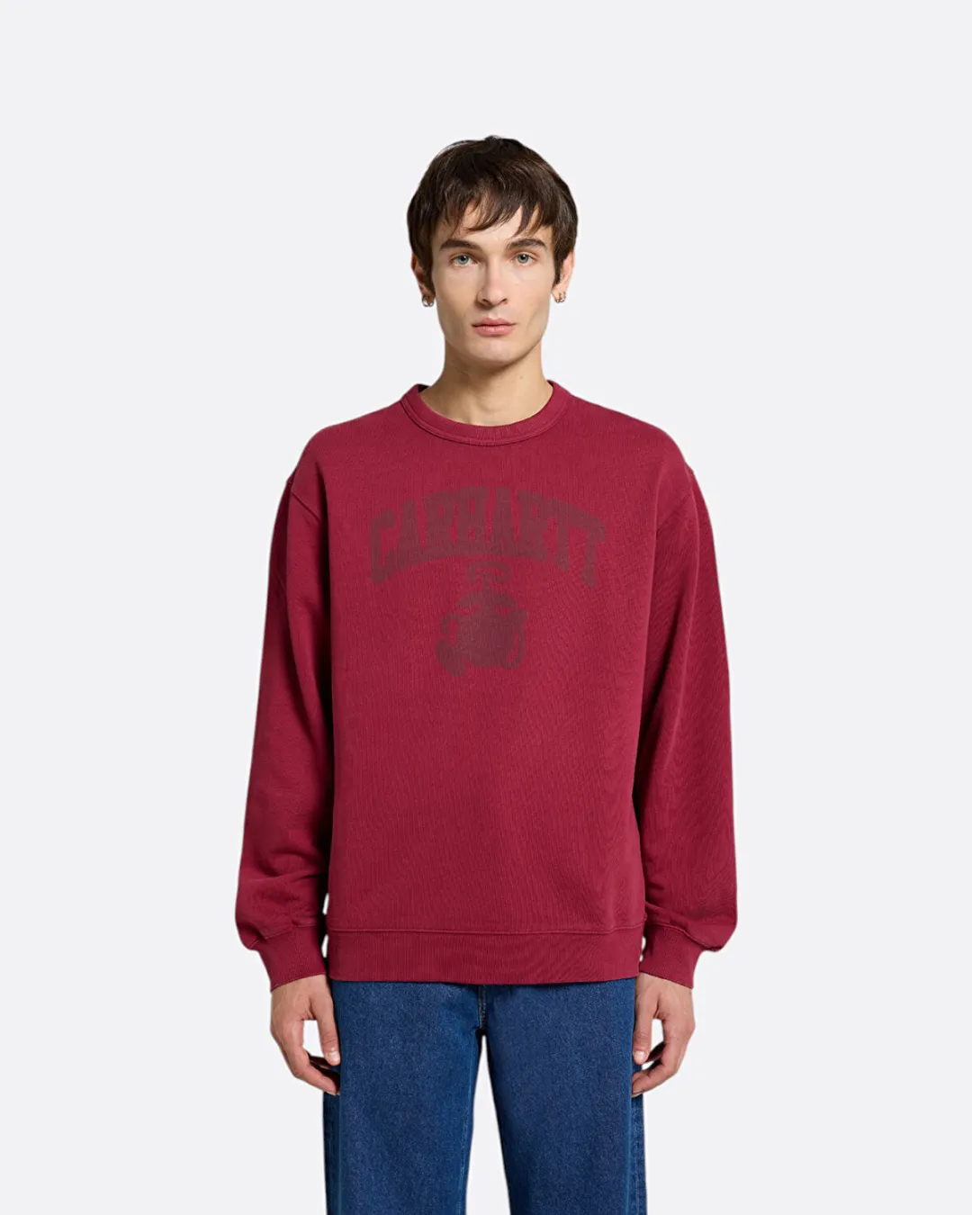 Faded Pond Corps Kırmızı Erkek Sweatshirt - 3