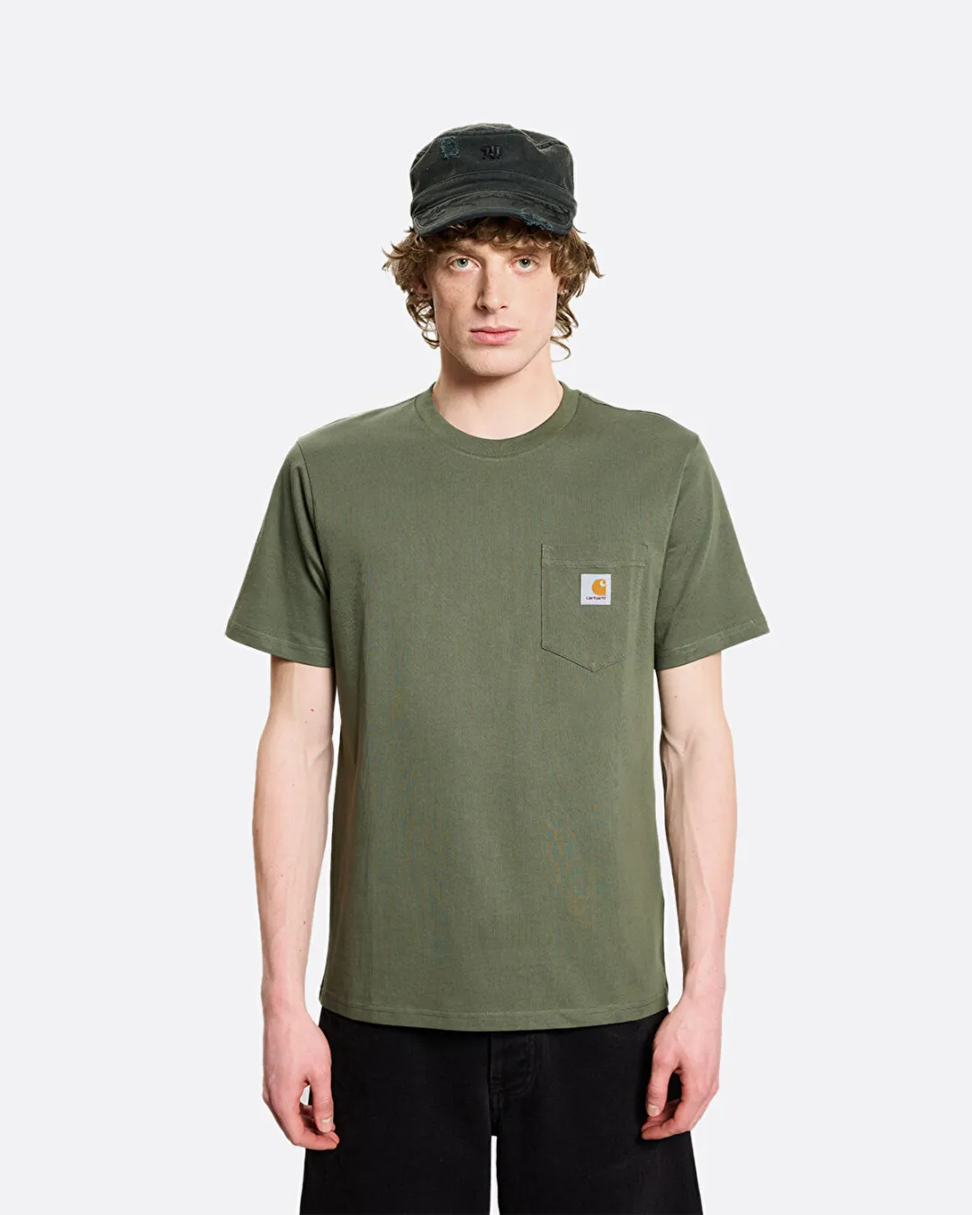 Pocket Yeşil Erkek T-shirt - 4