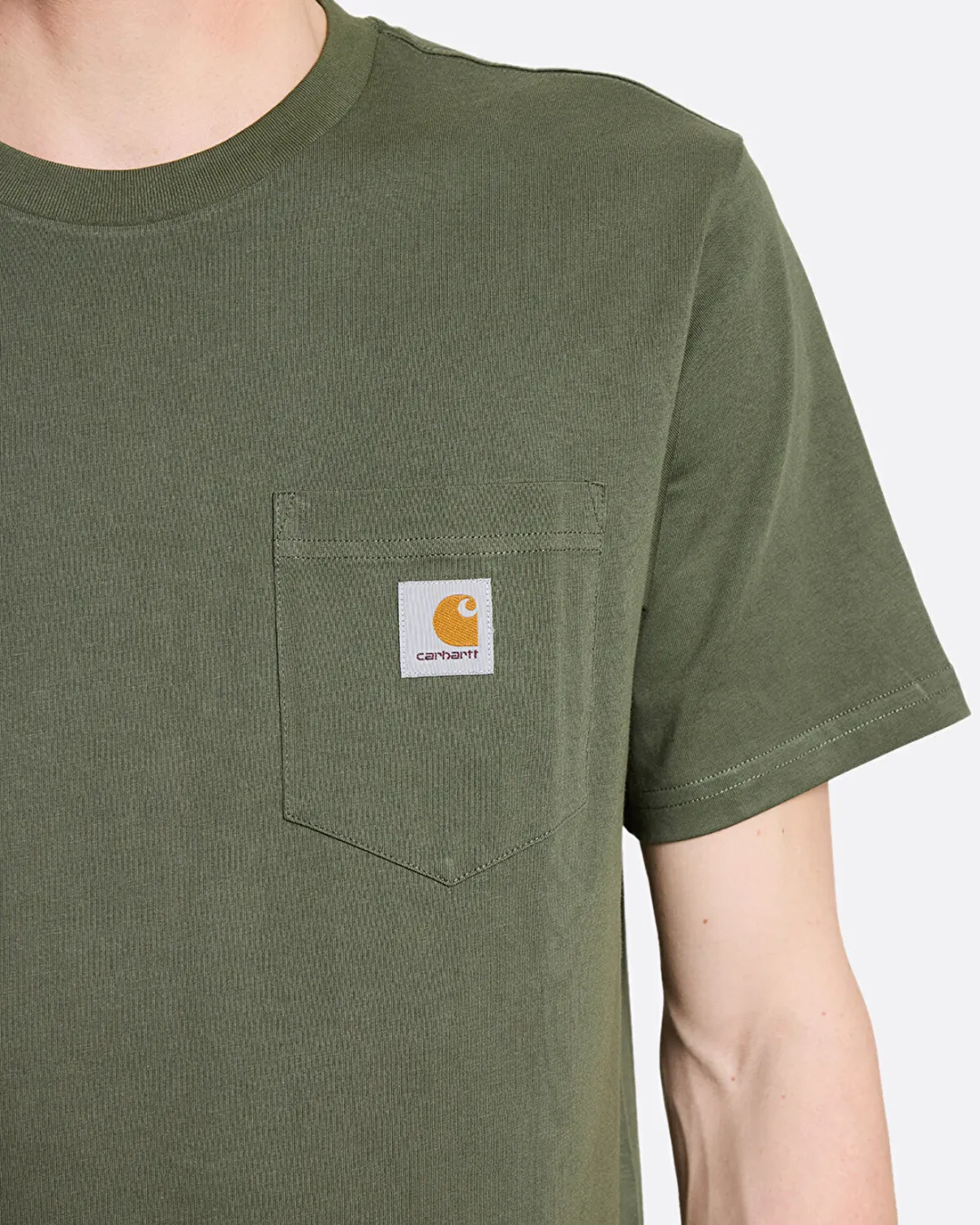 Pocket Yeşil Erkek T-shirt - 0