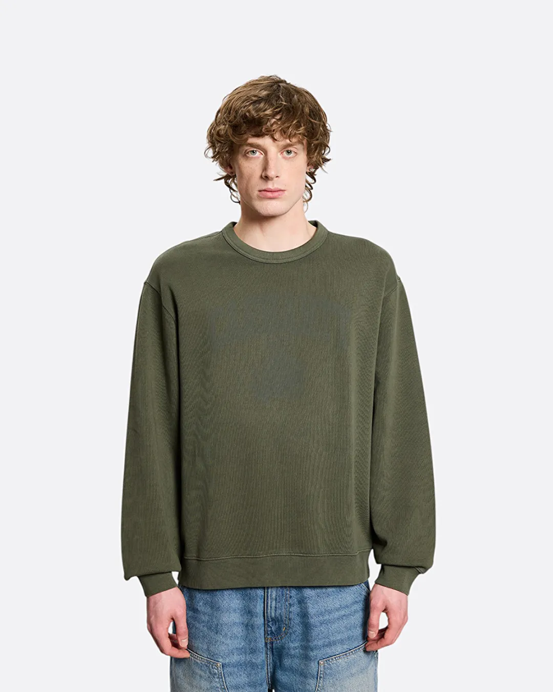 Faded Pond Corps Haki Erkek Sweatshirt - 3