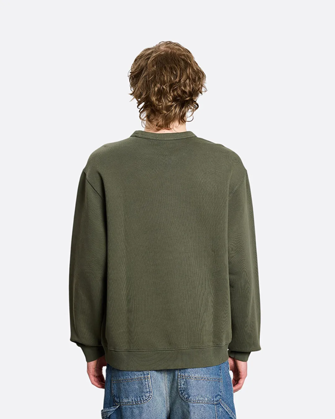 Faded Pond Corps Haki Erkek Sweatshirt - 4
