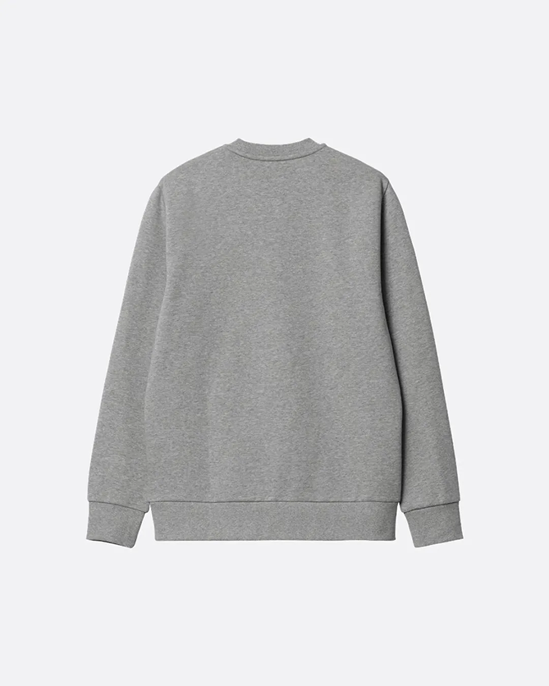 Script Embroidery Gri Erkek Sweatshirt - 0