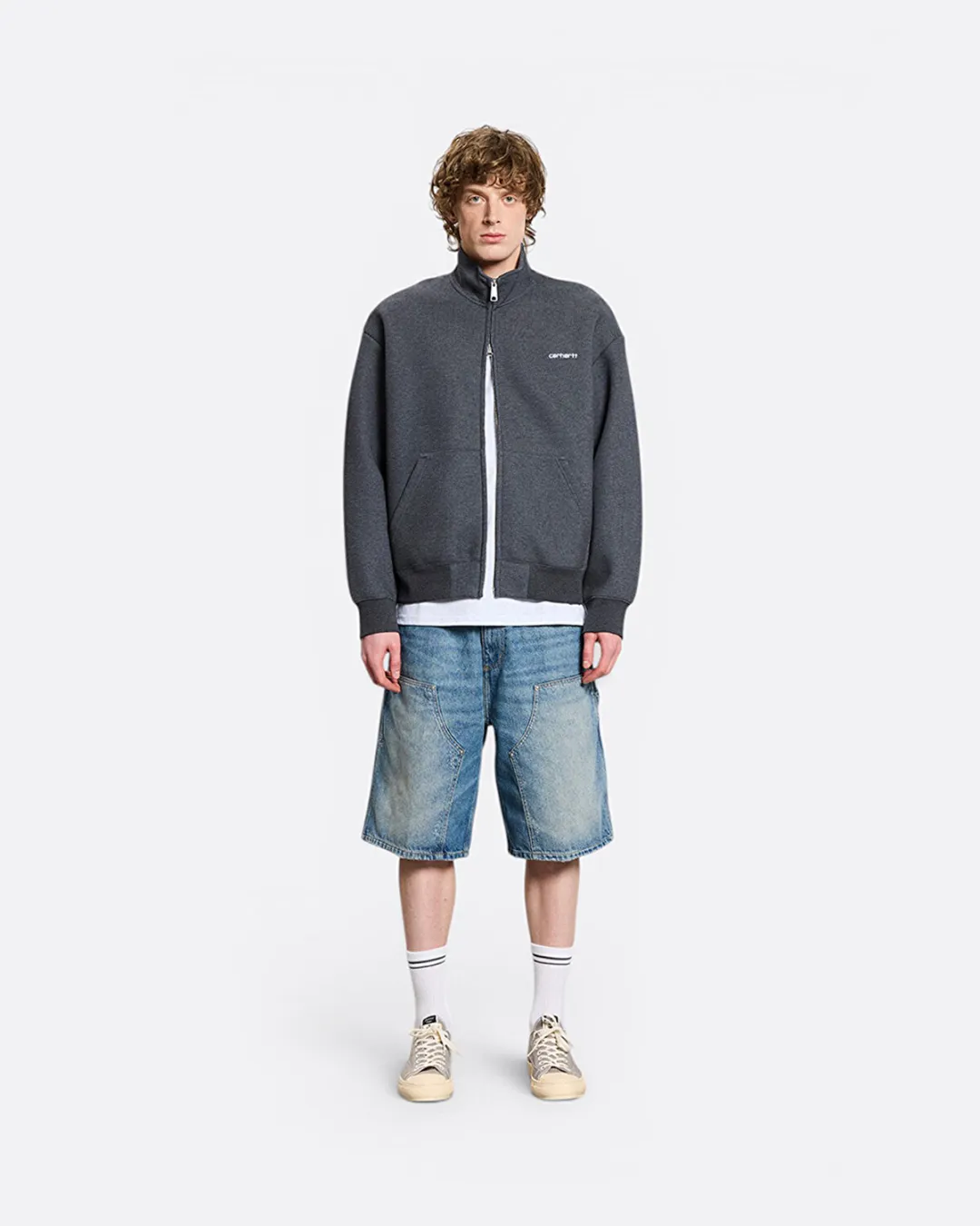 Alda Zip Siyah Erkek Sweatshirt - 2