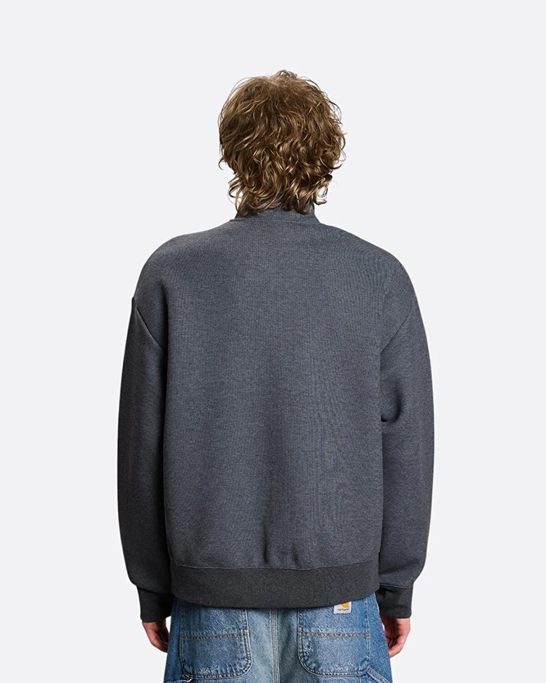Alda Zip Siyah Erkek Sweatshirt - 4