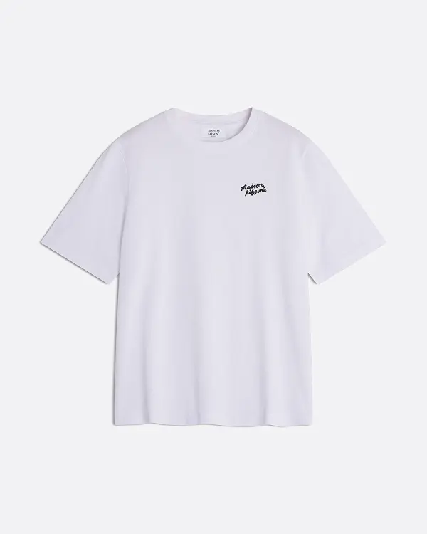 Handwriting Comfort Beyaz-Siyah Kadın T-shirt
