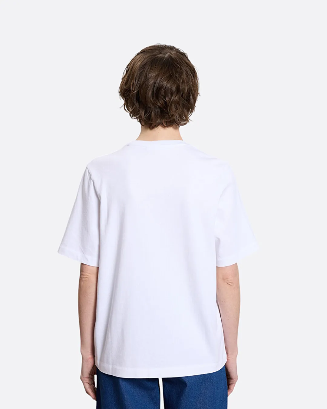 Handwriting Comfort Beyaz-Siyah Kadın T-shirt - 4