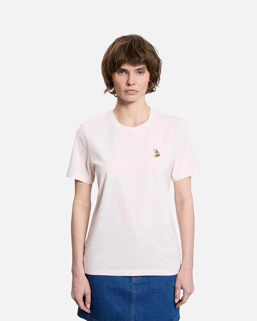 Dreaming Fox Regular Açık Pembe Kadın T-shirt - 3
