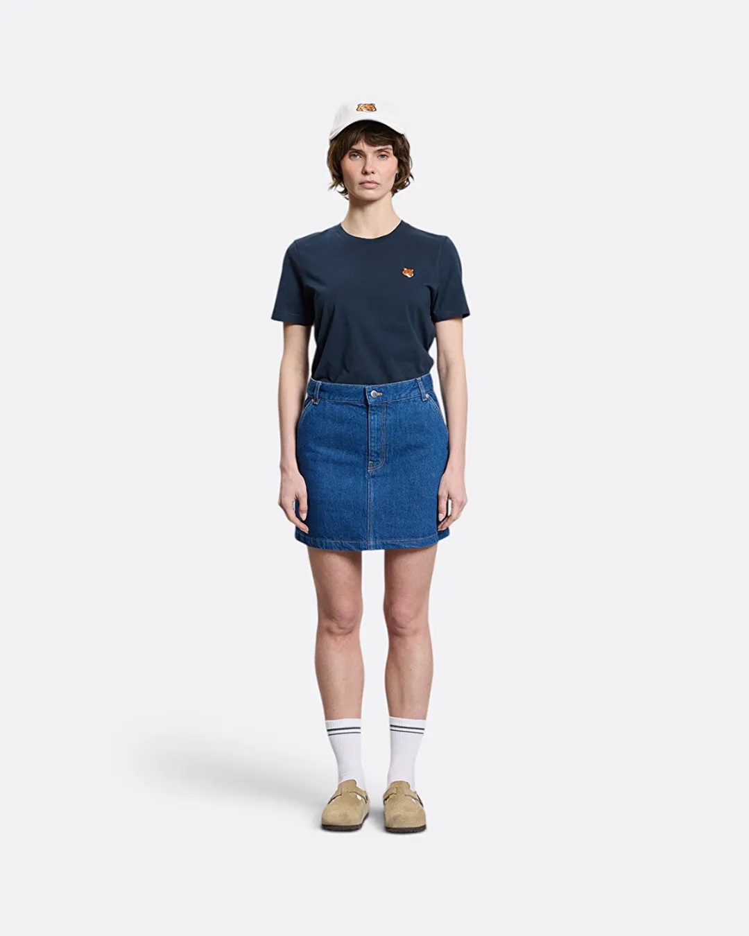 Fox Head Regular Lacivert Kadın T-shirt - 2