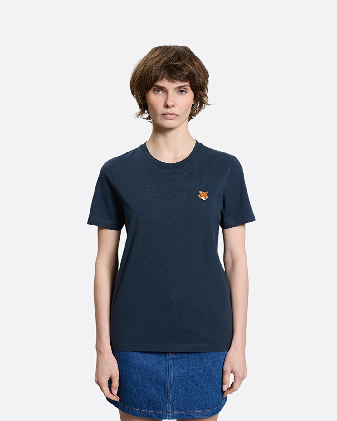 Fox Head Regular Lacivert Kadın T-shirt - 3