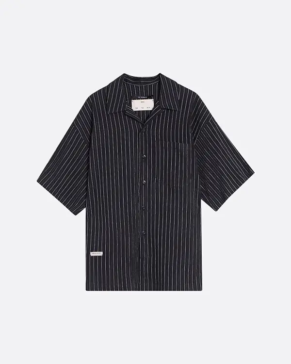 Button Up Gym Siyah Erkek Gömlek