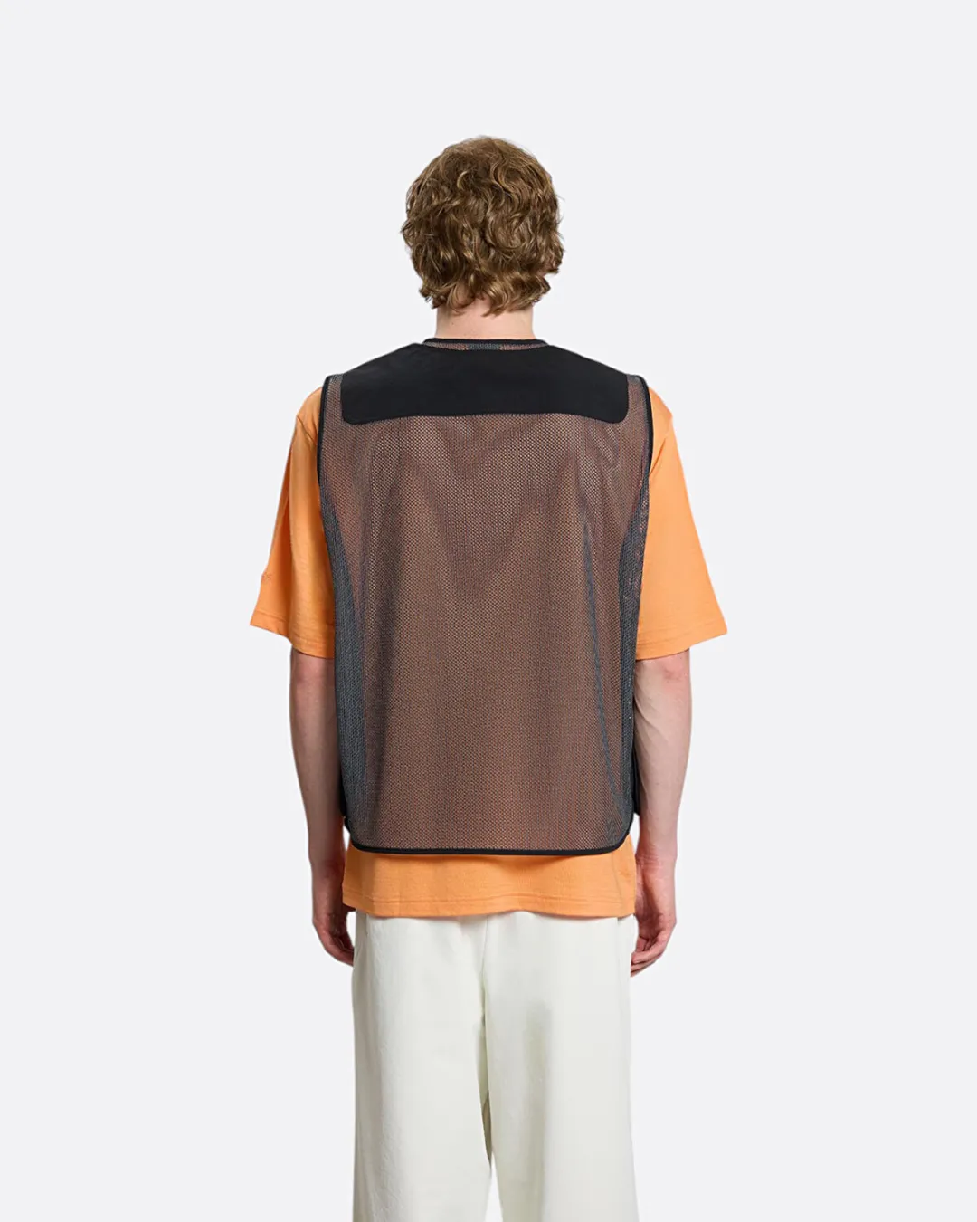 Tonalith Mesh Half Zip Siyah Erkek Yelek - 4