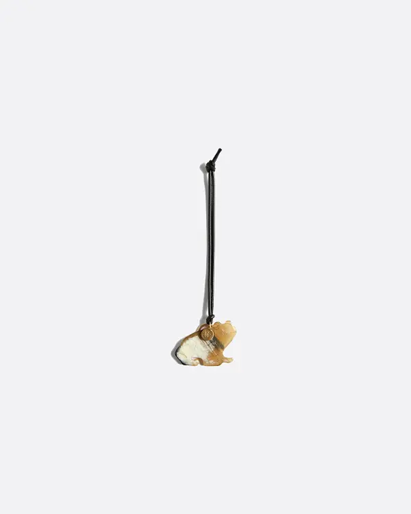 Frog Charm Kahverengi Çanta Aksesuarı