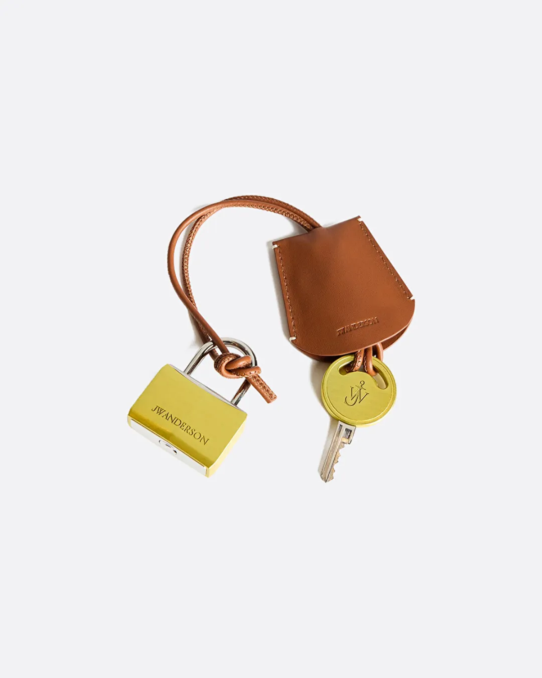 Padlock Charm Sarı Çanta Aksesuarı - 0
