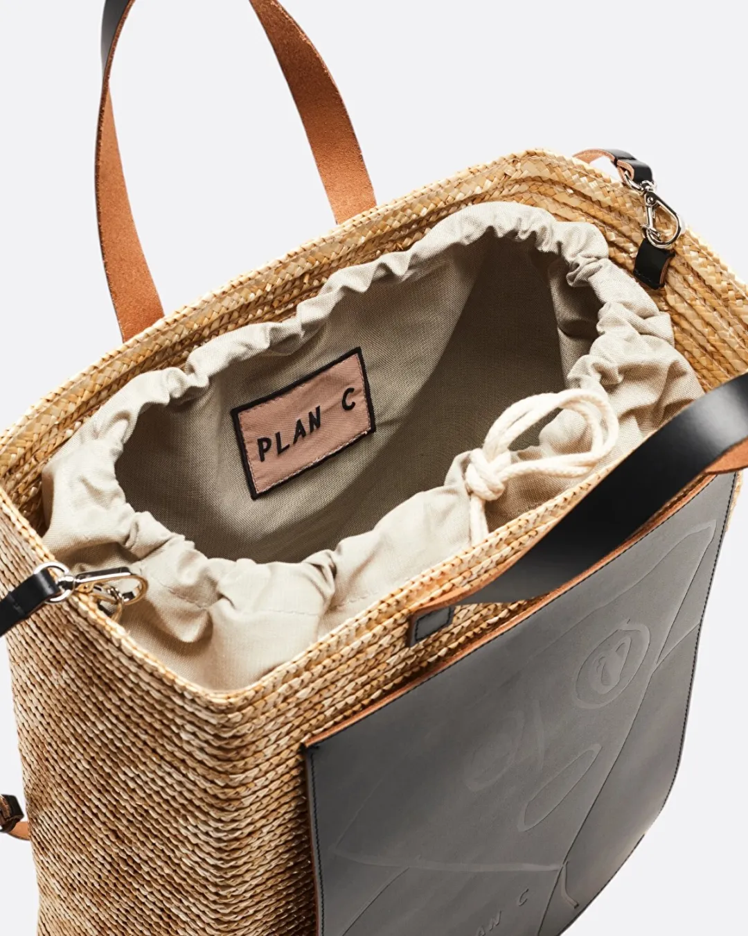 Straw Shopper Sarı Kadın Tote Çanta - 0