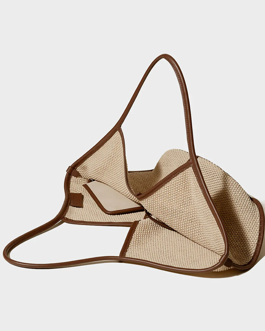 Calella Soft Raffia Naturel Kadın Tote Çanta - 4