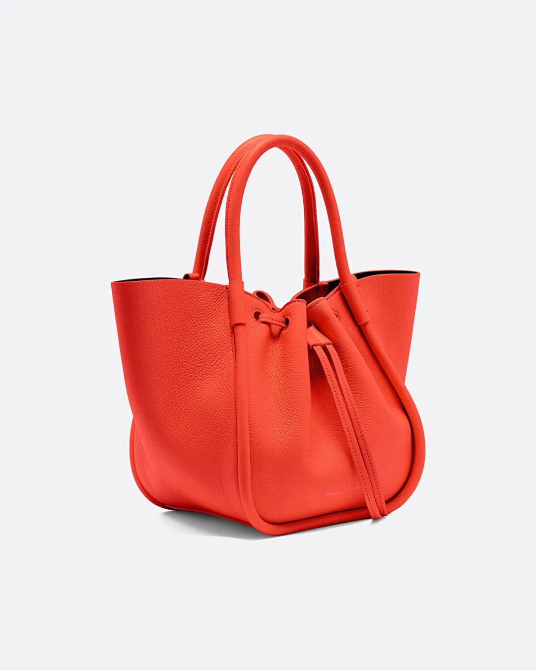 Small Ruched Turuncu Kadın Tote Çanta - 2