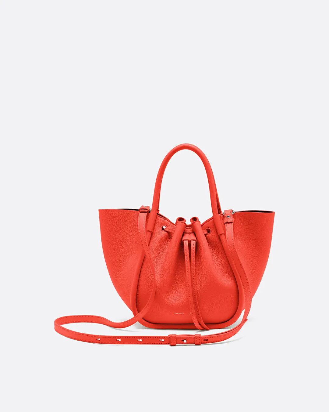 Small Ruched Turuncu Kadın Tote Çanta - 5