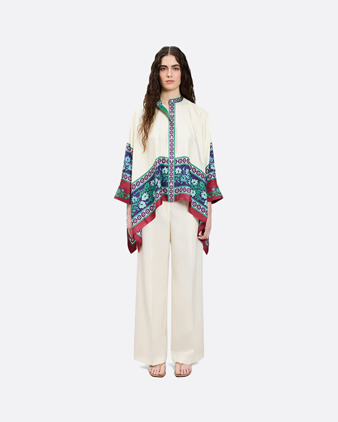 Foulard Kırmızı Kadın Gömlek - 3