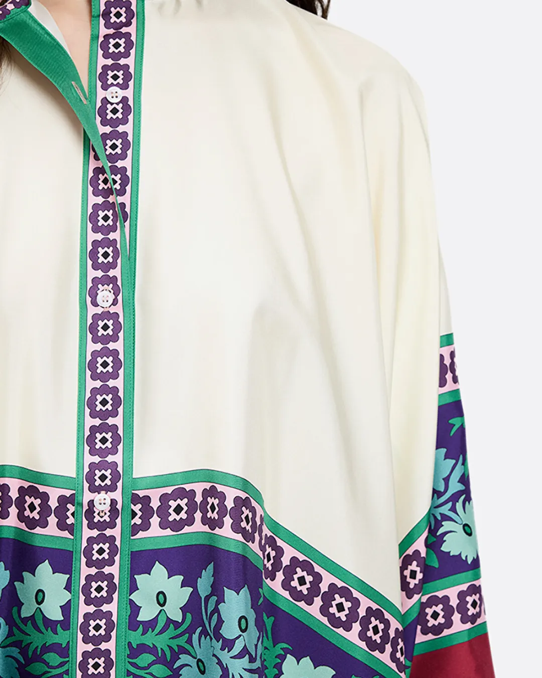 Foulard Kırmızı Kadın Gömlek - 6