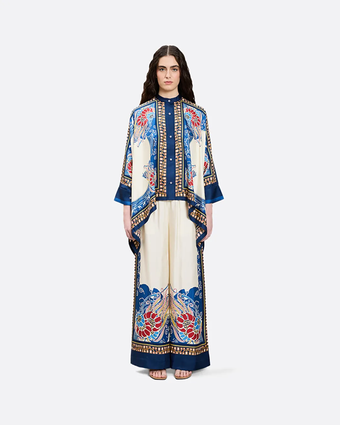 Foulard Çok Renkli Kadın Gömlek - 2