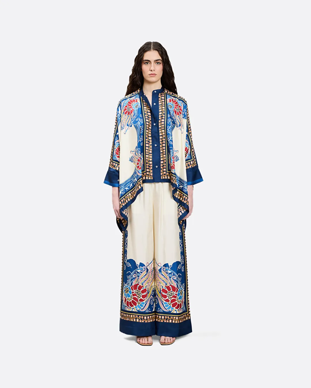 Foulard Çok Renkli Kadın Gömlek - 3
